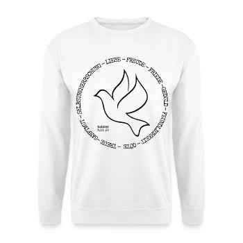 Früchte des Geistes. Galater 5, 22-23 - Unisex Pullover - Weiß - Vorne