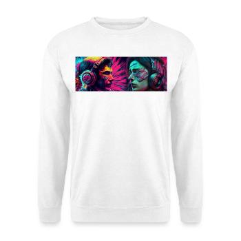Music Psychedelic - Unisex Sweatshirt - white - Front