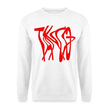 Tangoflow-one - Unisex Pullover - Weiß - Vorne - Alina (178cm) & Michal (187cm)