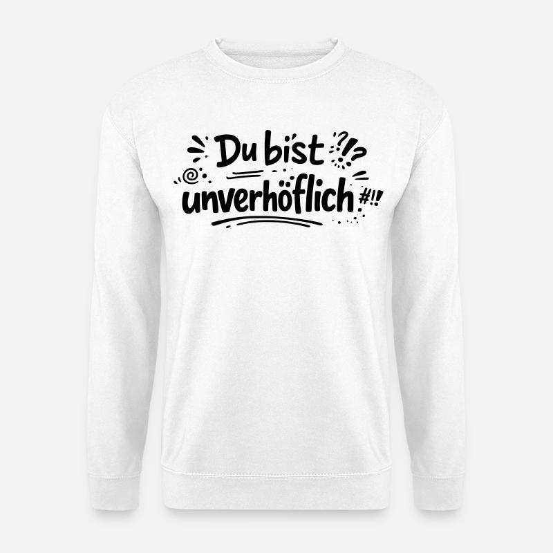 Unverhöflich - Unisex Pullover - Weiß