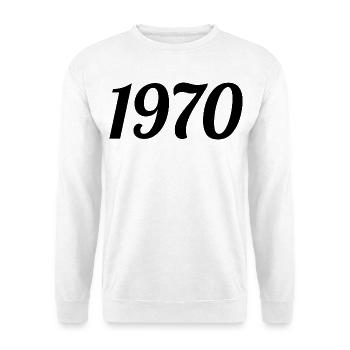 1970 Vintage 1970 Retro Geburtstagsgeschenk 1970er Jahre Geschenk - Unisex Pullover - Weiß - Vorne