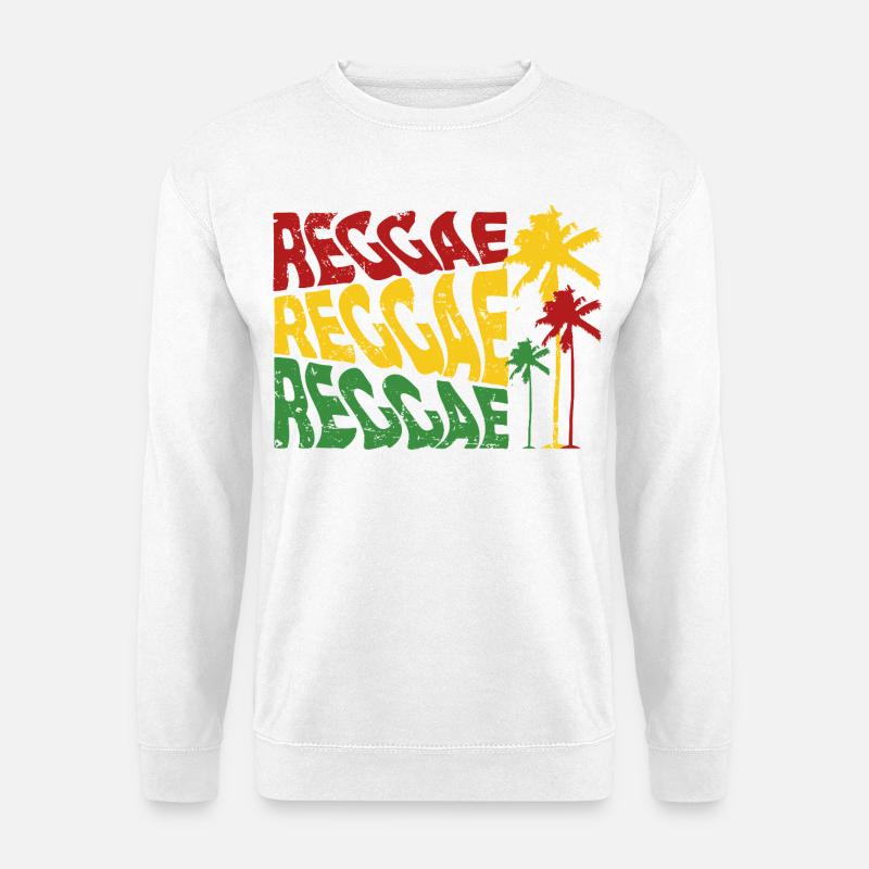 Reggae Palm Trees - Unisex Sweatshirt - white