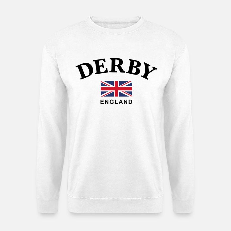 Derby, England - Unisex Pullover - Weiß