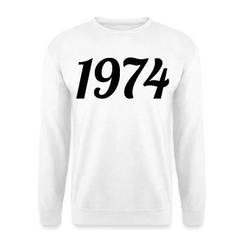 1974 Vintage 1974 Retro Birthday 1974 Gift - Unisex Sweatshirt - white - Front