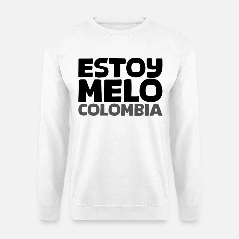 ESTOY MELO in schwarz - Unisex Pullover - Weiß