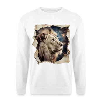 Löwe - Unisex Pullover - Weiß - Vorne