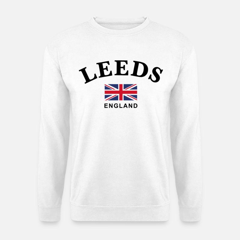Leeds, England - Unisex Pullover - Weiß