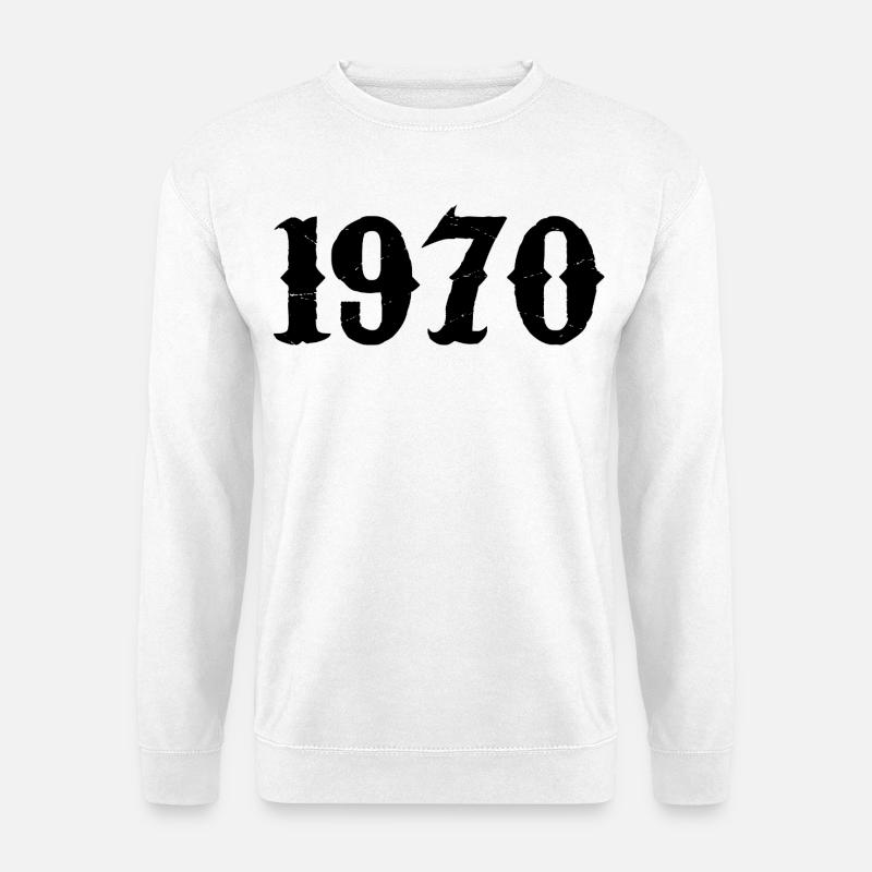 1970 - Unisex Pullover - Weiß