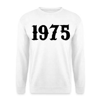 1975 - Sweat-shirt Unisexe - blanc - Devant