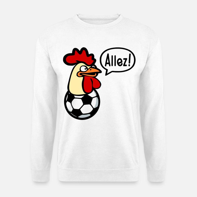 Hens Chickens Football - Unisex Pullover - Weiß