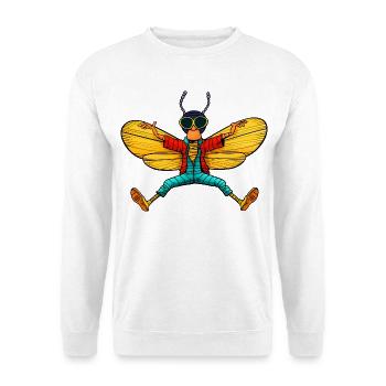Flying Yoga - Unisex Sweatshirt - white - Front