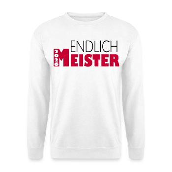 Endlich Meister 2026 - Unisex Pullover - Weiß - Vorne