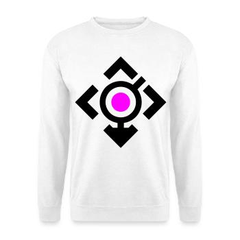 LGBT symbol - Unisex Sweatshirt - white - Front