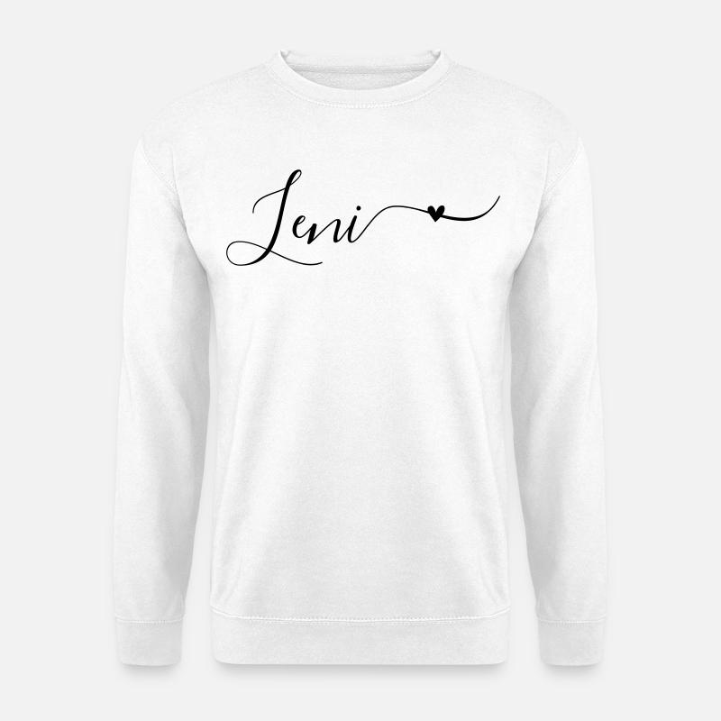 Leni Name Vorname Dekorativ - Unisex Pullover - Weiß