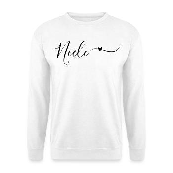 Neele Name Vorname Dekorativ - Unisex Pullover - Weiß - Vorne