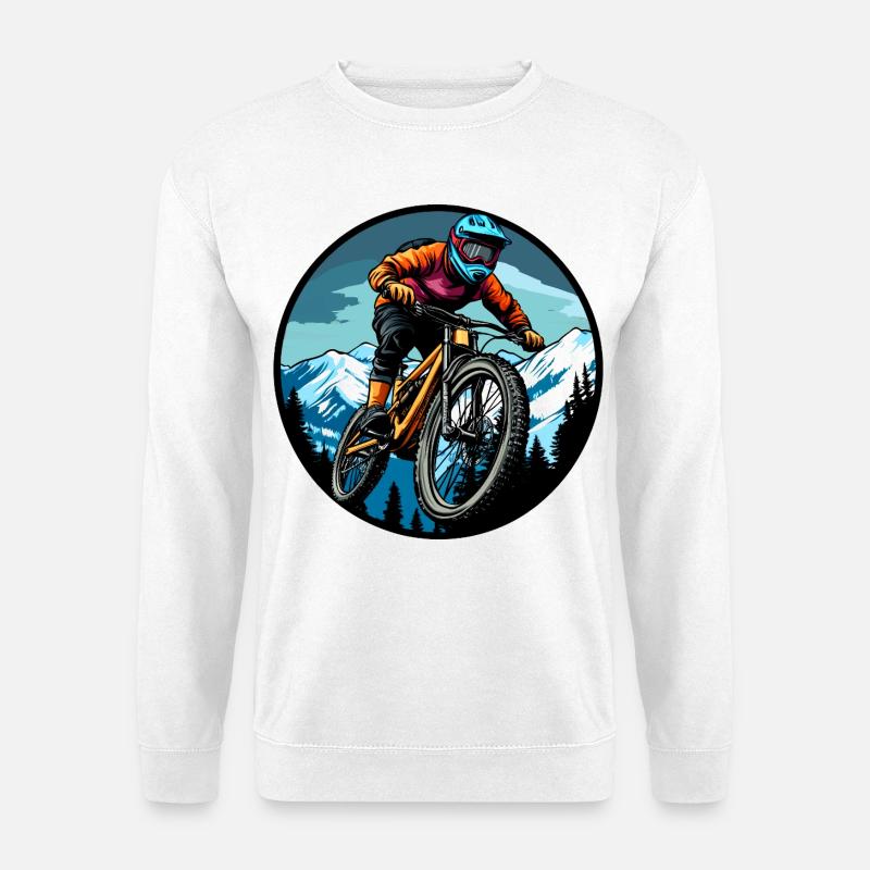 Freeride Biker - Unisex Sweatshirt - white