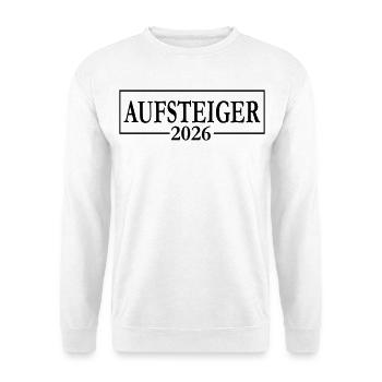 Aufsteiger 2026 Aufstieg - Unisex Pullover - Weiß - Vorne