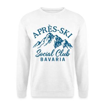 Après Ski Social Club Bavaria - Unisex Sweatshirt - white - Front