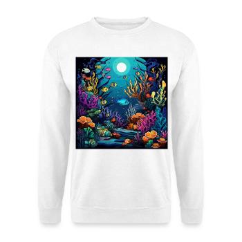 Coral Reef Underwater World - Unisex Sweatshirt - white - Front