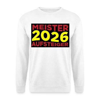 Champion and promoted team 2026 - Unisex Sweatshirt - white - Front