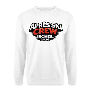 Apres Ski Crew Ischgl 2026 Outfit - Unisex Pullover - Weiß - Vorne