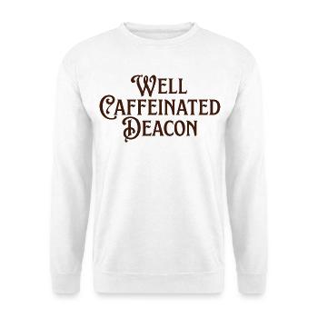 Diacre du ministère religieux du café de l’église - Sweat-shirt Unisexe - blanc - Devant
