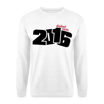 Né depuis 2016 - Sweat-shirt Unisexe - blanc - Devant