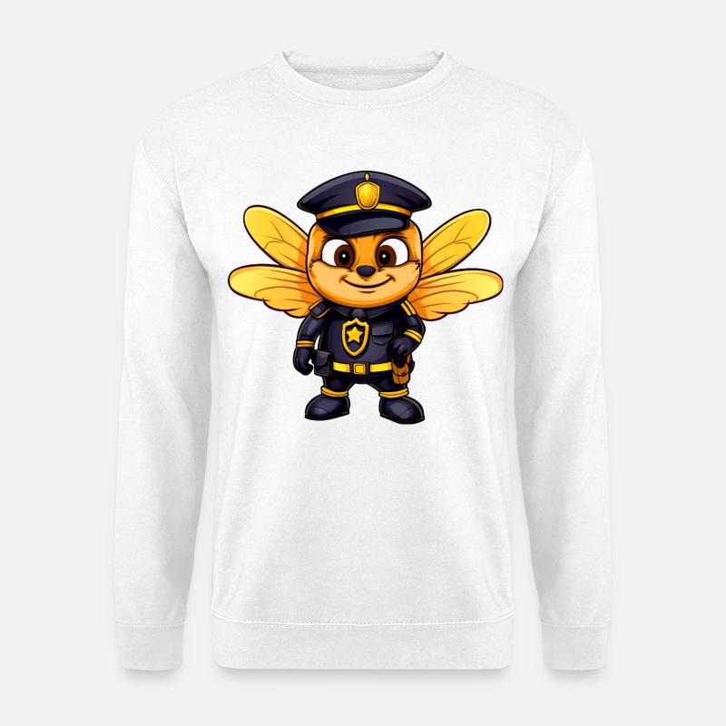 Bienen Polizei - Unisex Pullover - Weiß