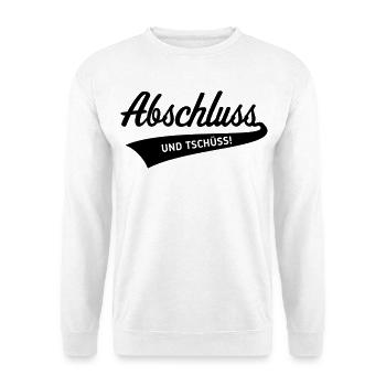 Conclusion – et au revoir ! (Remise des diplômes / Noir) - Sweat-shirt Unisexe - blanc - Devant