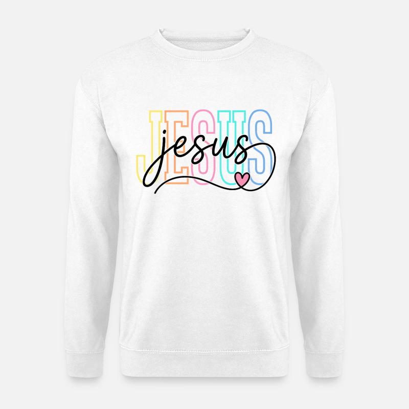Jesus - Unisex Pullover - Weiß