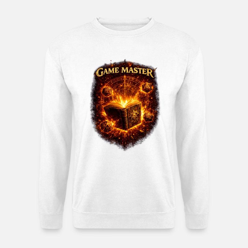 Game Master Fantasy RPG D20 Shirt - Unisex Pullover - Weiß