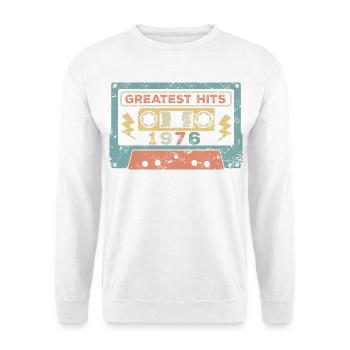 Vintage 1976 - Unisex Pullover - Weiß - Vorne