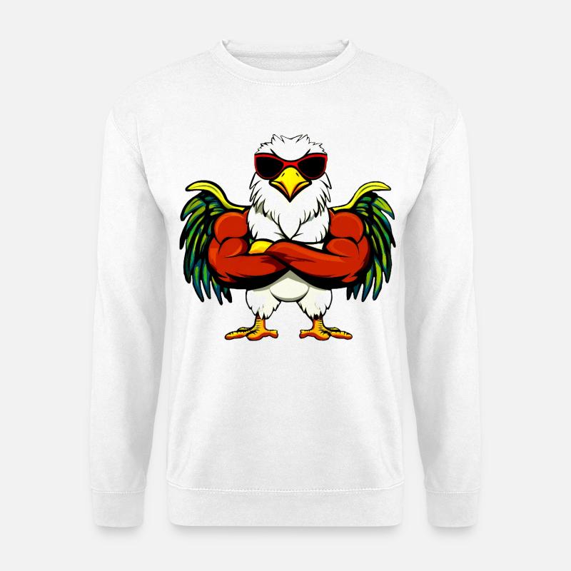 Adler Fitness - Unisex Pullover - Weiß