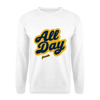 All Day Fresh - Unisex Sweatshirt - white - Front