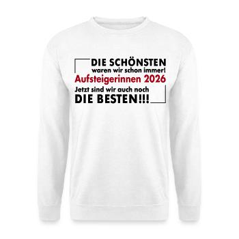 De beaux espoirs 2026 - Sweat-shirt Unisexe - blanc - Devant
