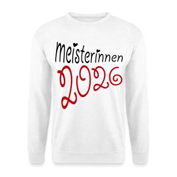 Meisterin 2026 Meisterinnen - Unisex Pullover - Weiß - Vorne