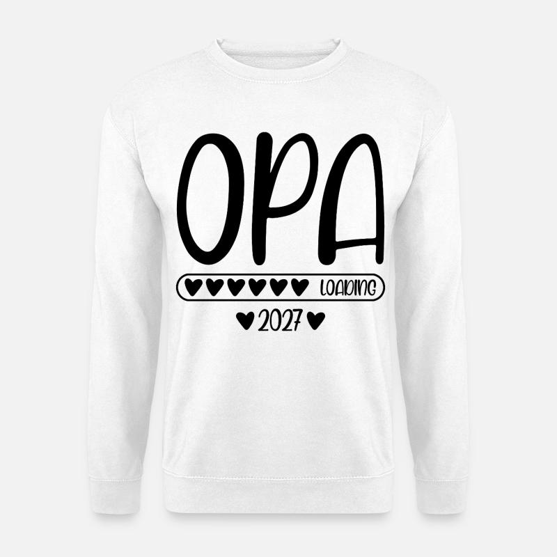 Opa 2027 loading - Unisex Pullover - Weiß