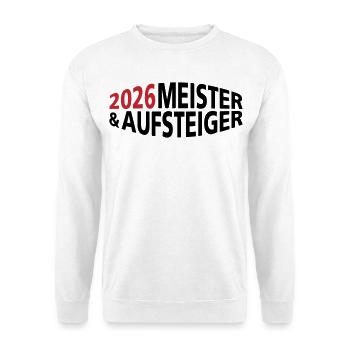 Champion and promoted team 2026 - Unisex Sweatshirt - white - Front