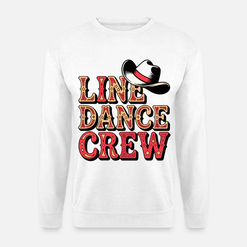 Line Dance Team - Unisex Pullover - Weiß
