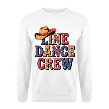Line Dance Team - Unisex Pullover - Weiß - Vorne
