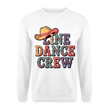 Line Dance Team - Unisex Pullover - Weiß - Vorne