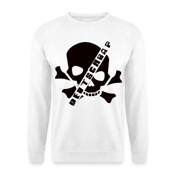 Deutschrap_hip_hop_rapper_gangster - Unisex Pullover - Weiß - Vorne