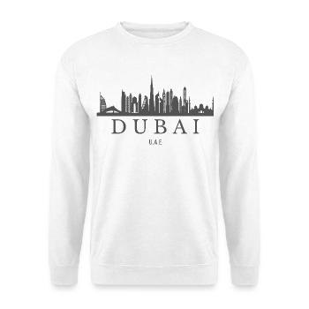 Dubai Skyline, Dubai United Arab Emirates - Unisex Sweatshirt - white - Front