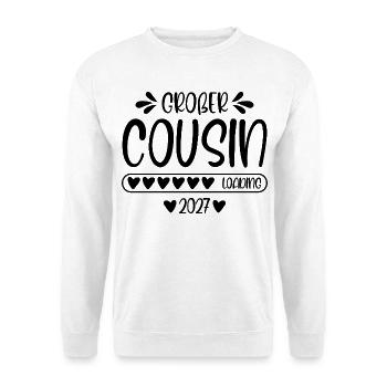 Big Cousin 2027 loading - Unisex Sweatshirt - white - Front