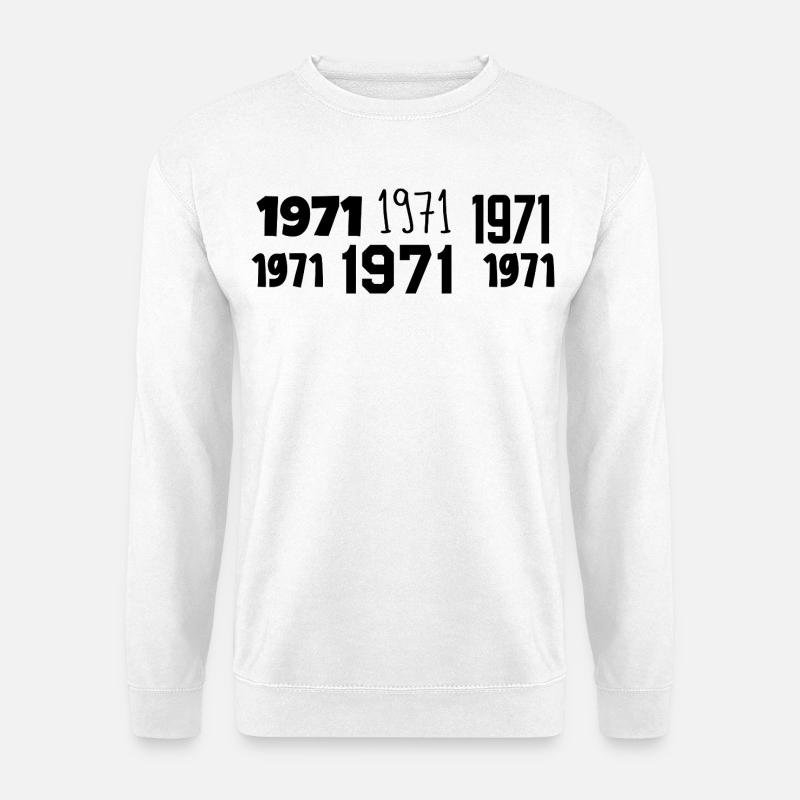 1971 – Großartig seit 1971 - Unisex Pullover - Weiß
