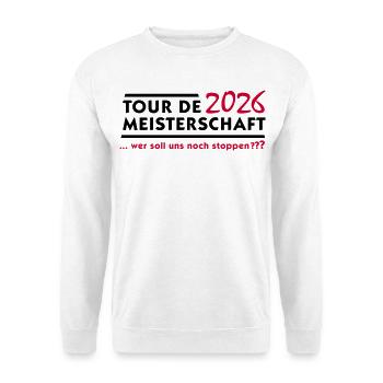 Tour de Championnat 2026 - Sweat-shirt Unisexe - blanc - Devant