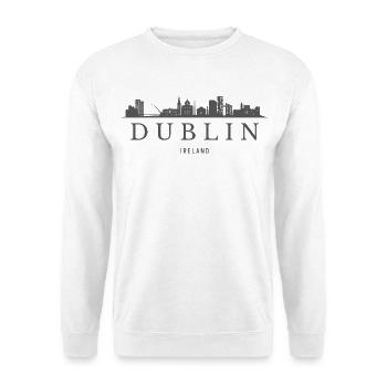 Dublin Ireland, Dublin Skyline - Unisex Sweatshirt - white - Front