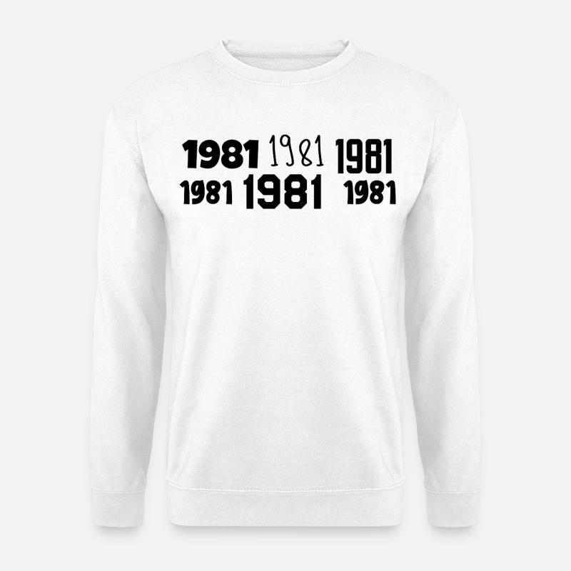 1981 – Großartig seit 1981 - Unisex Pullover - Weiß