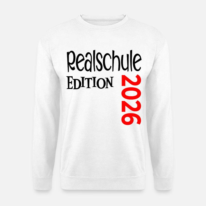 Realschulabschluss 2026 Abschluss Realschülerin - Unisex Pullover - Weiß