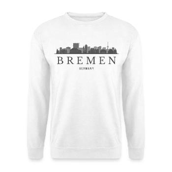 Bremen Germany, Bremen skyline - Unisex Sweatshirt - white - Front